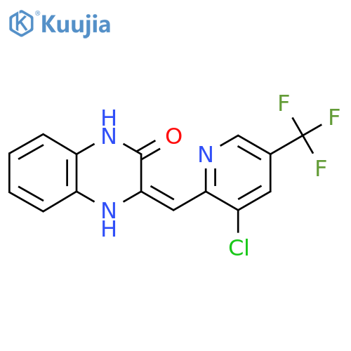 3-((3-Chloro-5-(trifluoromethyl)-2-pyridinyl)methylene)-3,4-dihydro-2(1H)-quinoxalinone structure