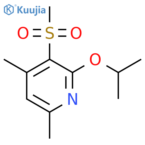 2-ISOPROPOXY-4,6-DIMETHYL-3-(METHYLSULFONYL)PYRIDINE structure