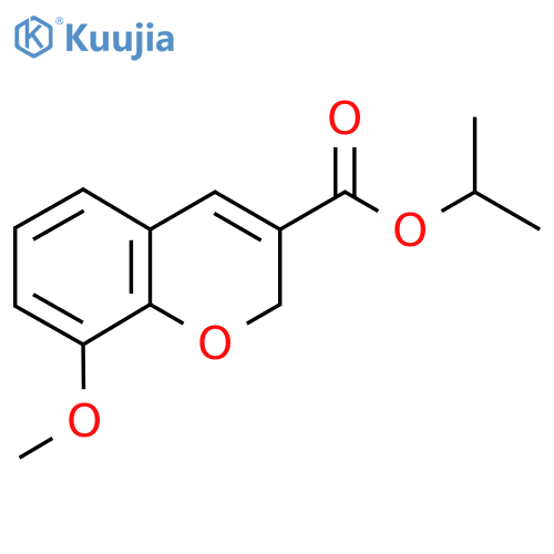 Propan-2-yl 8-methoxy-2H-chromene-3-carboxylate structure