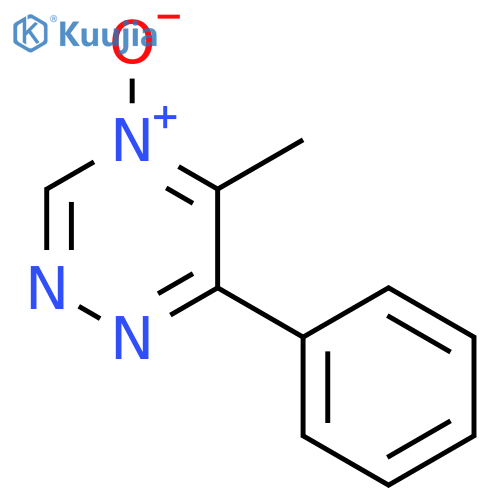 1,2,4-Triazine, 5-methyl-6-phenyl-, 4-oxide structure