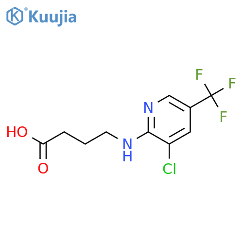 4-{3-Chloro-5-(trifluoromethyl)-2-pyridinyl-amino}butanoic acid structure