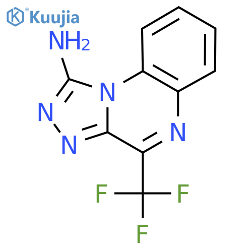 4-(Trifluoromethyl)-[1,2,4]triazolo[4,3-a]quinoxalin-1-amine structure