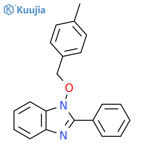 1-[(4-METHYLBENZYL)OXY]-2-PHENYL-1H-1,3-BENZIMIDAZOLE structure
