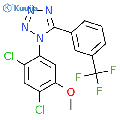 1-(2,4-DICHLORO-5-METHOXYPHENYL)-5-[3-(TRIFLUOROMETHYL)PHENYL]-1H-1,2,3,4-TETRAAZOLE structure