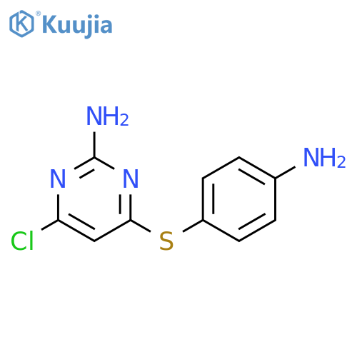 4-[(4-Aminophenyl)sulfanyl]-6-chloro-2-pyrimidinamine structure