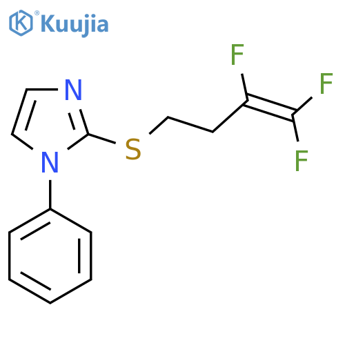 1-phenyl-1H-imidazol-2-yl 3,4,4-trifluoro-3-butenyl sulfide structure