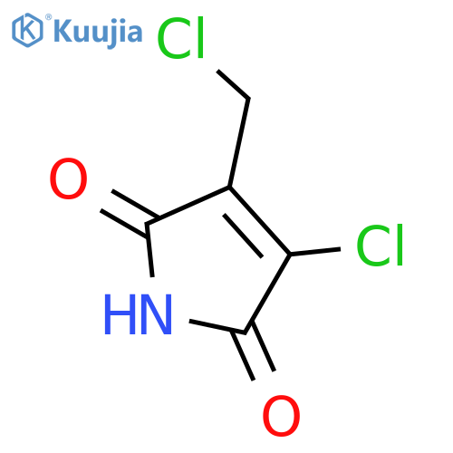 1H-Pyrrole-2,5-dione,3-chloro-4-(chloromethyl)- structure