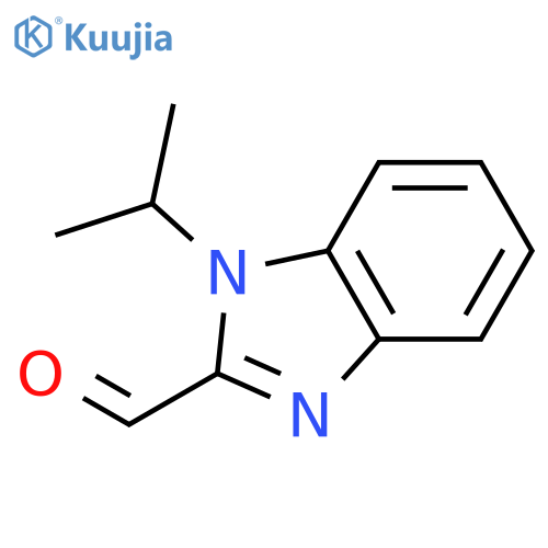 1-(propan-2-yl)-1H-1,3-benzodiazole-2-carbaldehyde structure