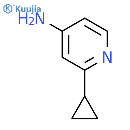 2-cyclopropylpyridin-4-amine structure