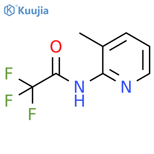 2,2,2-trifluoro-N-(3-methylpyridin-2-yl)acetamide structure