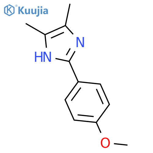 2-(4-methoxyphenyl)-4,5-dimethyl-1H-Imidazole structure