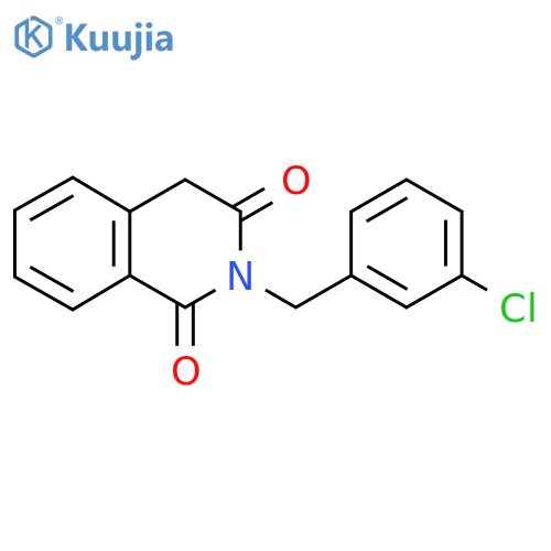 2-(3-chlorobenzyl)-1,3(2H,4H)-isoquinolinedione structure