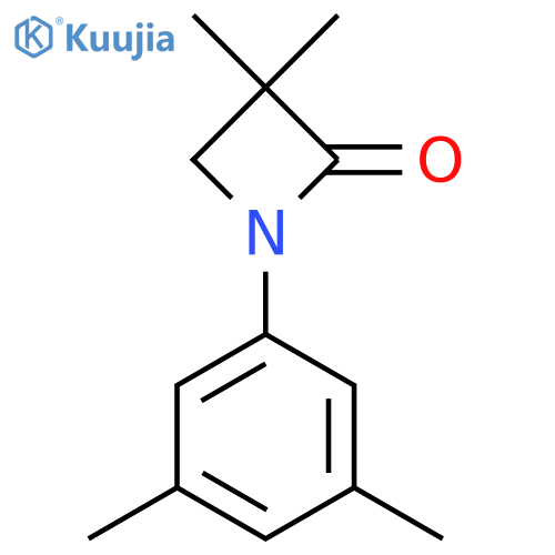 1-(3,5-Dimethylphenyl)-3,3-dimethyl-2-azetanone structure