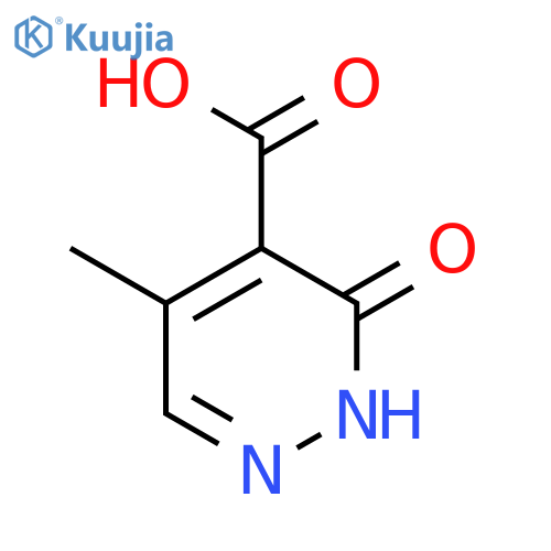 4-Pyridazinecarboxylicacid,2,3-dihydro-5-methyl-3-oxo-(9CI) structure