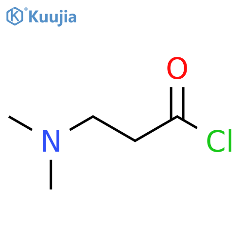 3-(Dimethylamino)propanoyl chloride structure