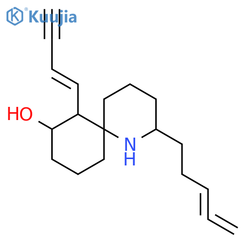 (2R,7S,8S)-7-[(1Z)-but-1-en-3-yn-1-yl]-2-penta-3,4-dien-1-yl-1-azaspiro[5.5]undecan-8-ol structure