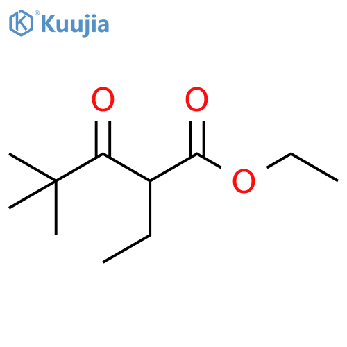 ethyl 2-ethyl-4,4-dimethyl-3-oxopentanoate structure
