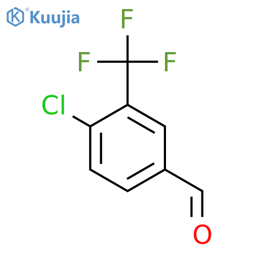 4-Chloro-3-(trifluoromethyl)benzaldehyde structure