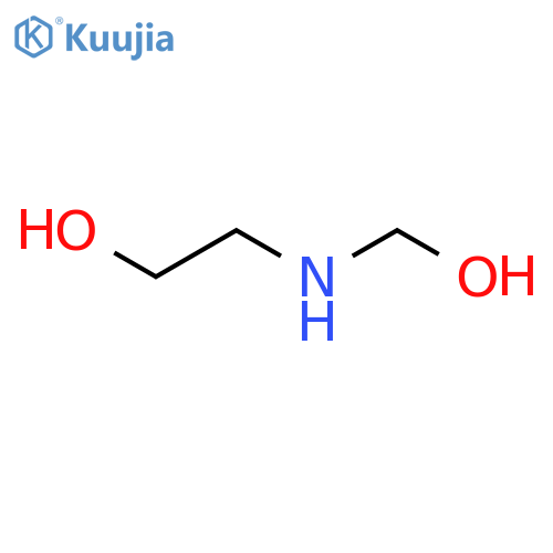 Ethanol,2-(hydroxymethylamino)- structure