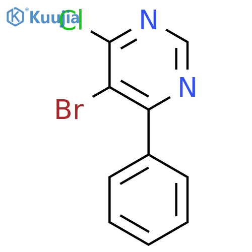 5-Bromo-4-chloro-6-phenylpyrimidine structure