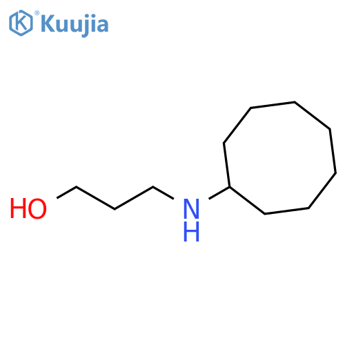 3-(cyclooctylamino)propan-1-ol structure