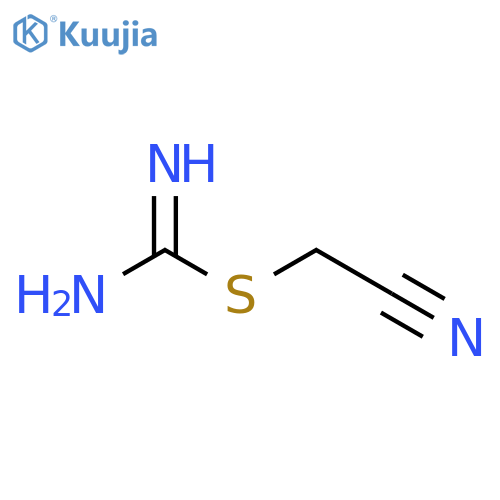 2-(carbamimidoylsulfanyl)acetonitrile structure