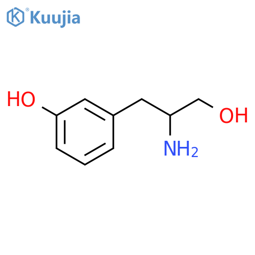 3-(2-amino-3-hydroxypropyl)phenol structure