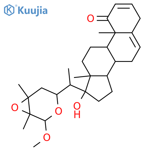 22,26:24,25-Diepoxy-17,26-dihydroxyergosta-2,5-dien-1-one; (17α,22R,24S,25S,26S)-form, 26-Me ether structure