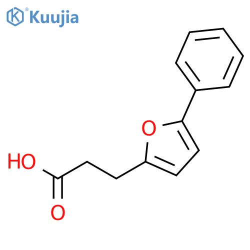 3-(5-phenylfuran-2-yl)propanoic Acid structure
