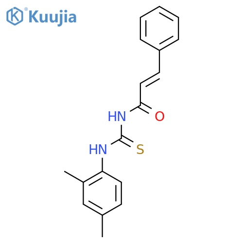 (2E)-N-[(2,4-Dimethylphenyl)carbamothioyl]-3-phenylprop-2-enamide structure