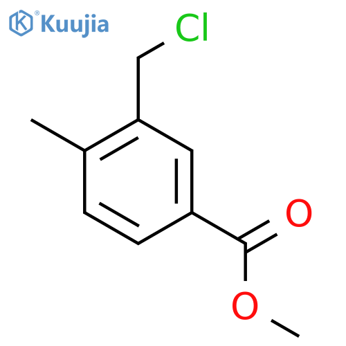 methyl 3-(chloromethyl)-4-methylbenzoate structure