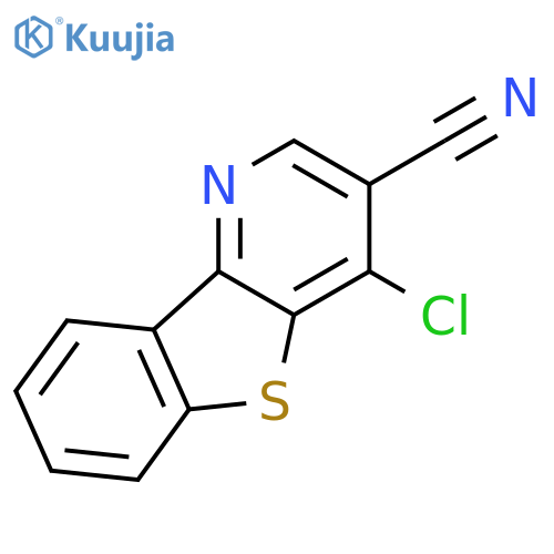 [1]Benzothieno[3,2-b]pyridine-3-carbonitrile, 4-chloro- structure