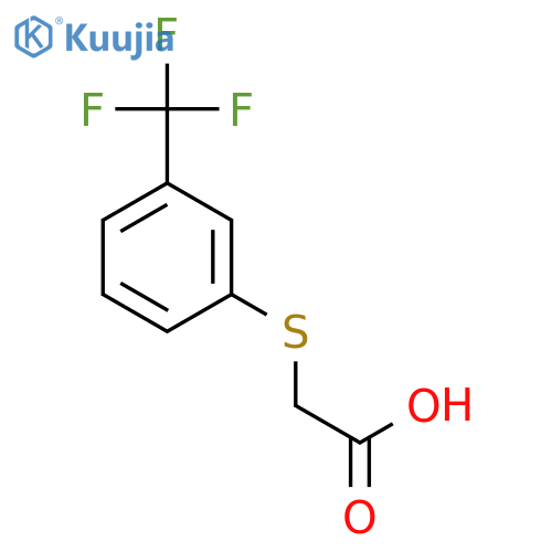 2-(3-(trifluoromethyl)phenylthio)acetic acid structure