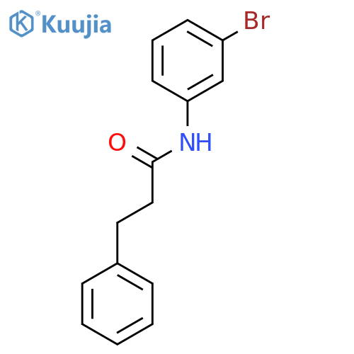 Benzenepropanamide, N-(3-bromophenyl)- structure