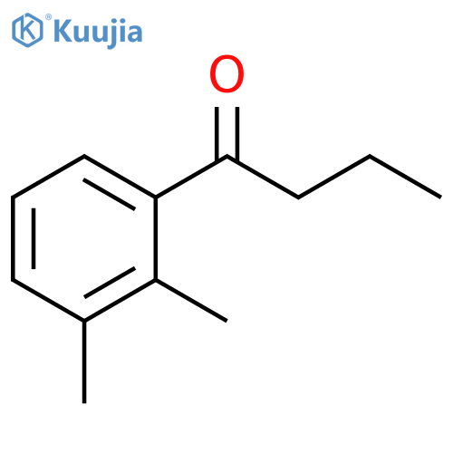 1-(2,3-dimethylphenyl)butan-1-one structure