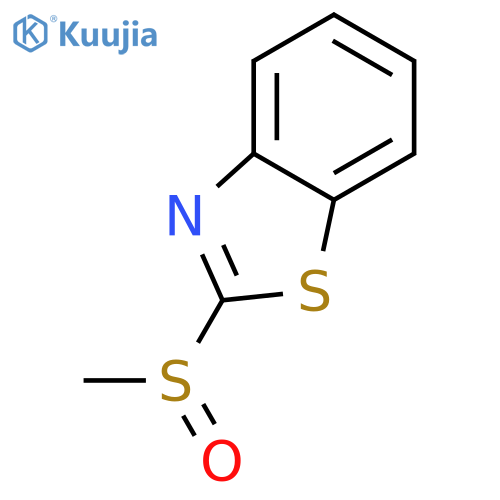 Benzothiazole,2-(methylsulfinyl)- structure