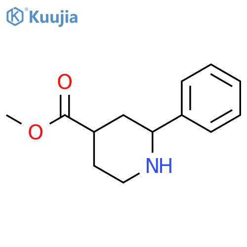 Methyl 2-phenylpiperidine-4-carboxylate structure