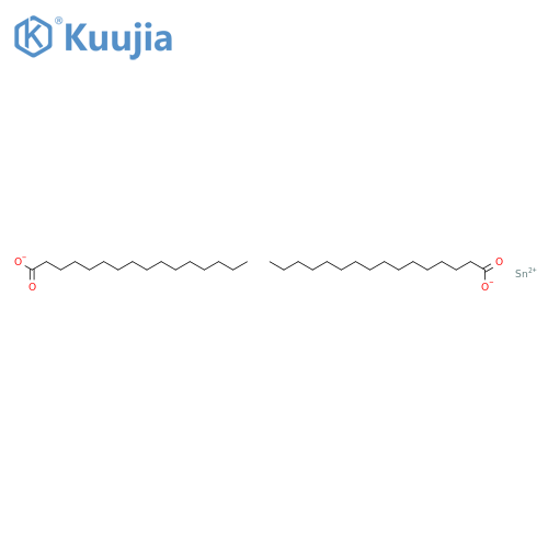 Hexadecanoic acid, tin(2+) salt (2:1) structure