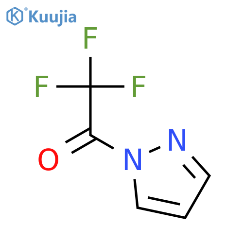 Ethanone,2,2,2-trifluoro-1-(1H-pyrazol-1-yl)- structure