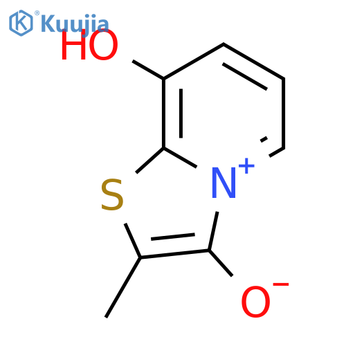 thiazolo[3,2-a]pyridinium,3,8-dihydroxy-2-methyl-,hydroxide,inner salt structure