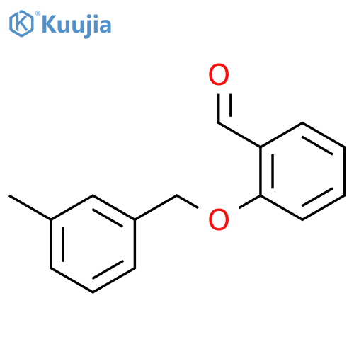 2-[(3-methylphenyl)methoxy]benzaldehyde structure