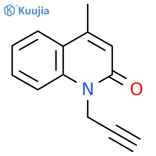 4-methyl-1-(prop-2-yn-1-yl)-1,2-dihydroquinolin-2-one structure