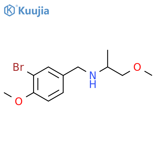 (3-Bromo-4-methoxybenzyl)(2-methoxy-1-methylethyl)amine structure