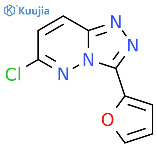 6-chloro-3-(furan-2-yl)-[1,2,4]triazolo[4,3-b]pyridazine structure