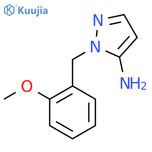 1-(2-Methoxybenzyl)-1H-pyrazol-5-amine structure