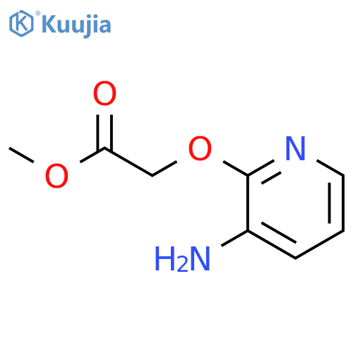 Acetic acid, [(3-amino-2-pyridinyl)oxy]-, methyl ester structure