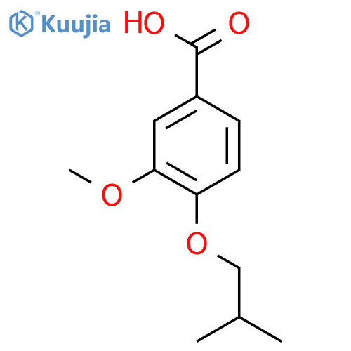 4-Isobutoxy-3-methoxy-benzoic acid structure