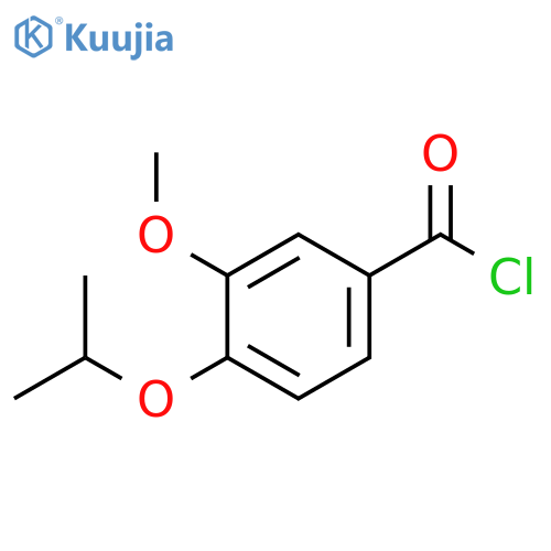 4-Isopropoxy-3-methoxybenzoyl chloride structure