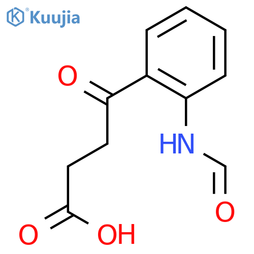 4-(2-formylamino-phenyl)-4-oxo-butyric Acid structure