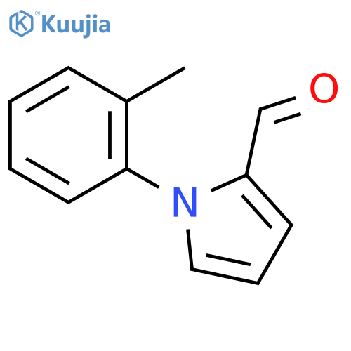 1-(2-methylphenyl)-1H-pyrrole-2-carbaldehyde structure
